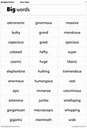 Image result for Big Vocabulary Words