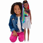 Image result for 28 Inch Brown Hair Doll