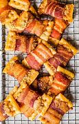 Image result for Bacon Wrapped Crackers