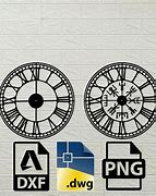 Image result for Eagle Clock DXF