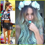 Image result for Vanessa Hudgens Blue Hair