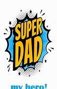 Image result for Super Dad Card