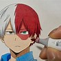 Image result for Todoroki Drawing