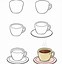 Image result for Enamel Coffee Pot and Cup Sketches