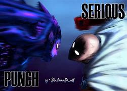 Image result for Saitama Punching Cosmic Garou