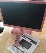 Image result for Pink TV with DVD Player