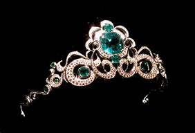 Image result for Emerald and Diamond Tiara