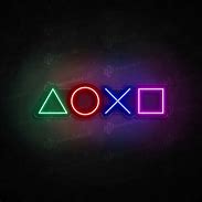 Image result for PlayStation Neon Light Wallpaper