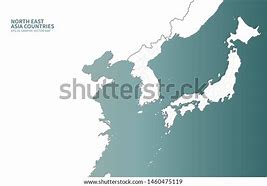 Image result for Korean Map with East Sea