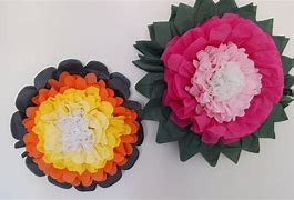 Image result for Tissue Paper Flower Wall