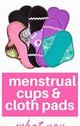 Image result for Menstrual Cups and Pads