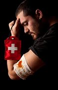 Image result for Wounded Face Man