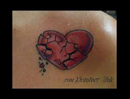 Image result for Broken Heart Tattoo Outline Drawings