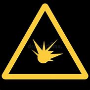 Image result for No Explosives Sign