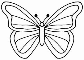 Image result for Butterfly Clip Art Black and White Outline