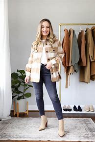 Image result for Plaid Shacket Outfits