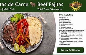 Image result for Fajitas De Carne