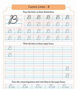 Image result for Cursive Alphabet Letter B