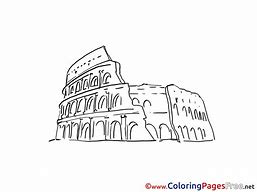 Image result for Coliseum Drawing