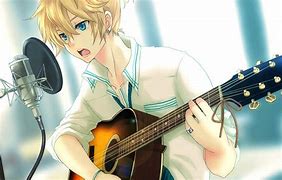 Image result for Anime Boy Guitar