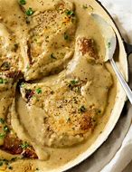 Image result for Pork Chops with Gravy