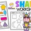 Image result for Drawing Basic Shapes Worksheets