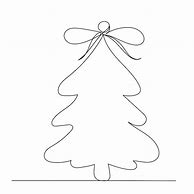 Image result for Christmas Tree Outline to Paint