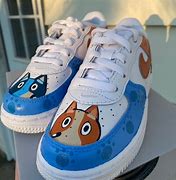 Image result for Bluey Custom Air Force 1s