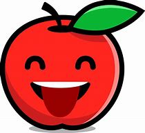 Image result for Red Apple Cartoon Png