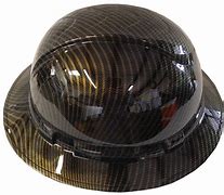 Image result for White Carbon Fiber Full Brim Hard Hat