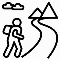 Image result for Hiking Trail Icon