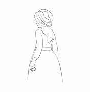 Image result for Girl Simple Line Art Drawing