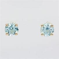 Image result for Blue Topaz Earrings Gold