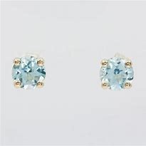 Image result for Blue Topaz Earrings Gold