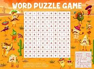 Image result for Mexican Food Word Search