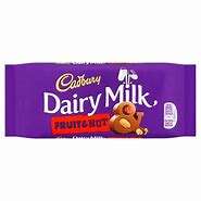 Image result for Cadbury Fruit and Nut Egypt