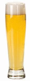 Image result for Tall Beer Glass Tilted