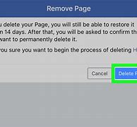 Image result for Delete Page On Facebook