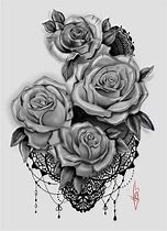 Image result for Rose Lace Tattoo