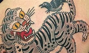 Image result for Korean Tiger Tattoo