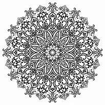 Image result for Unique Mandala Art Designs Black and White