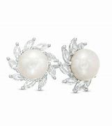 Image result for Single Pearl Earrings Zales