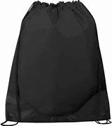 Image result for Plain Black Drawstring Bags