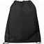 Image result for Plain Black Drawstring Bags