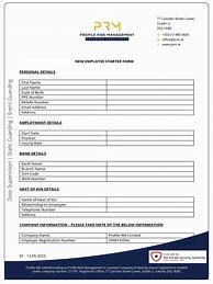 Image result for New Employee Start Form