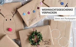 Image result for Weihnachtlich Verpacken