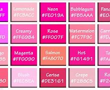 Image result for Pink RGB Numbers