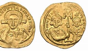 Image result for Justinian II 8th Century Coin