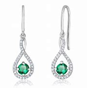 Image result for Emerald Earrings Genuine