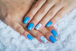 Image result for Nail Designs with Blue Tips